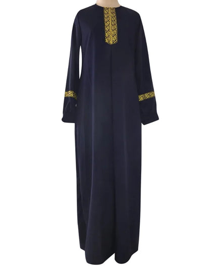 Abaya Dress Muslim Abaya Ethnic Style Print Islam Solid Loose Casual Robeabayas for Women Middle East Arabia 2023 muslim women