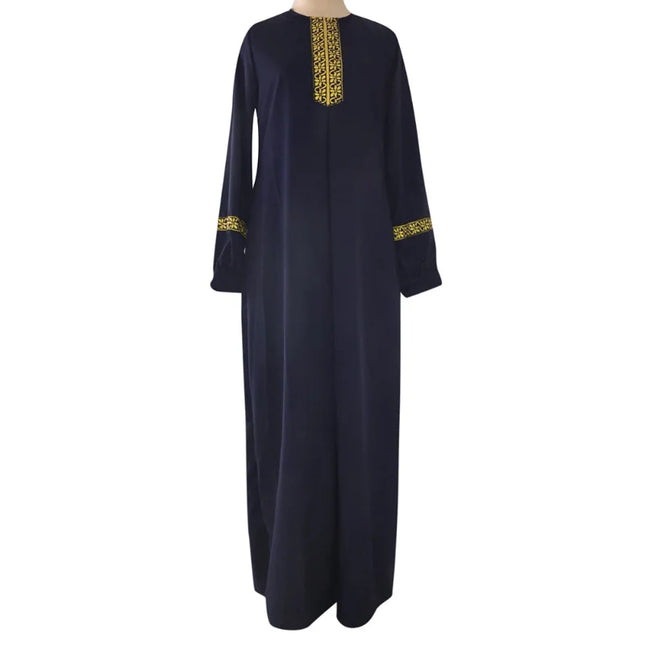 Abaya Dress Muslim Abaya Ethnic Style Print Islam Solid Loose Casual Robeabayas for Women Middle East Arabia 2023 muslim women