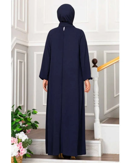 Dress Women Abaya Lady Y2K Ruched Muslim Dress Turkish Robe Kaftan Islamic Clothing Ball Gown Long Sleeve Abaya