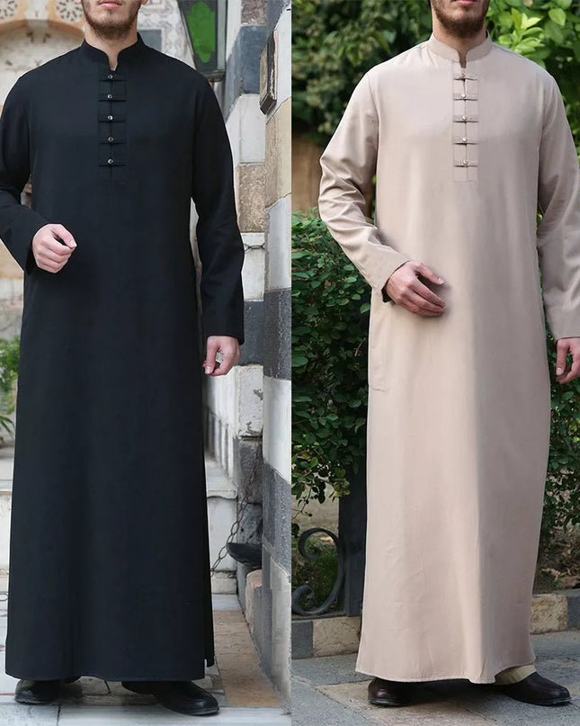 Jubba Thobe Saudi Arabia Kaftan Pour Homme Musulman Abaya Qamis Caftan Islamic Clothing Fashion Islam Dress Eid