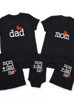 Kids Outfits Mom Dad Me Family Matching Outfits Father Daughter Son Clothes Look Tshirt Dad and Me Dad Baby Kids Clothes Father Baby Outfits